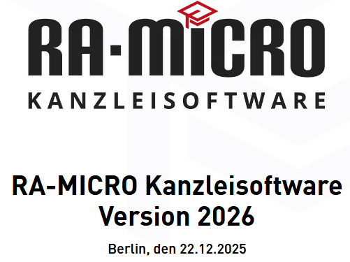 RA-MICRO&nbsp;Jahresversion 2026